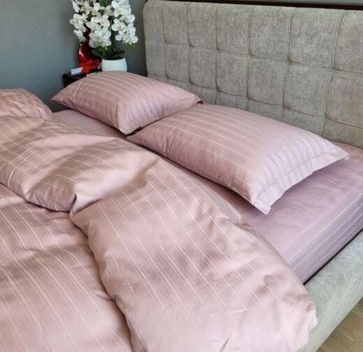 MULTI stripe POWDER ROSE