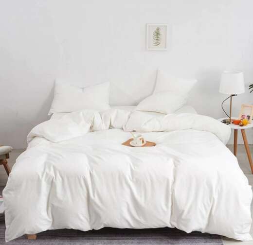 WHITE, cotton